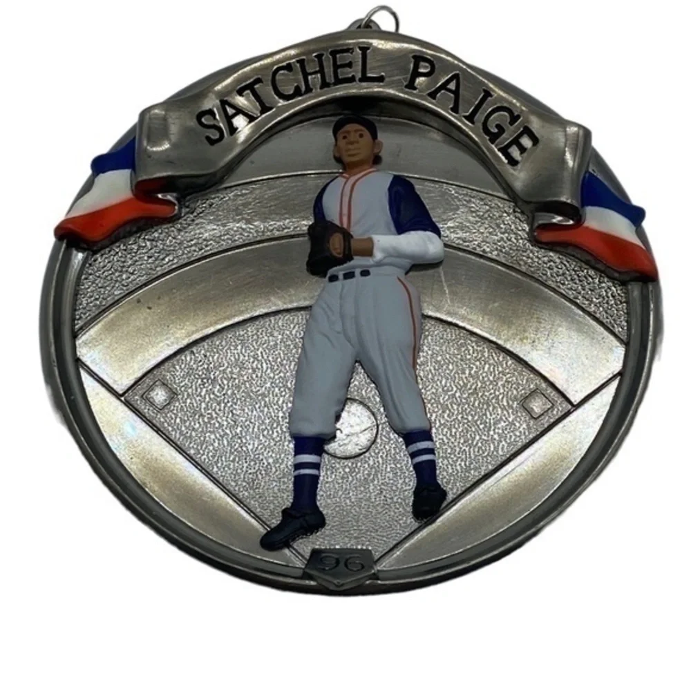 Hallmark Keepsake Vintage Satchel Paige Baseball Heroes Christmas Ornament 1996